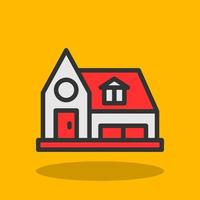 Cottage Vector Icon Design