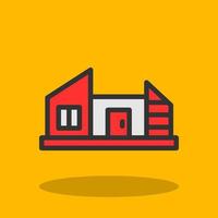 Farm House Vector Icon Design