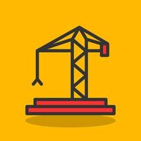 Crane Vector Icon Design