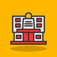 Shopping Mall Vector Icon Design