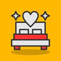 Bed Vector Icon Design