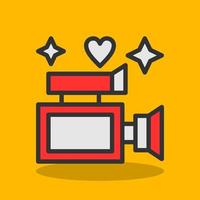 Video Camera Vector Icon Design