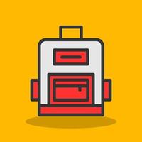 Backpack Vector Icon Design