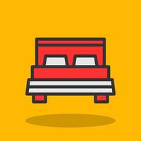 Bed Vector Icon Design