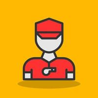Coach Vector Icon Design