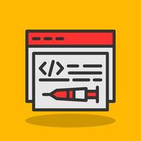 Code Injection Vector Icon Design
