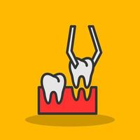 diseño de icono de vector de extracción de dientes