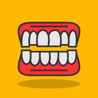 Denture Vector Icon Design