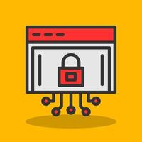 Internet Security Vector Icon Design