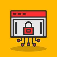 Internet Security Vector Icon Design