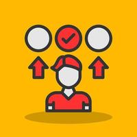 Decision Making Vector Icon Design