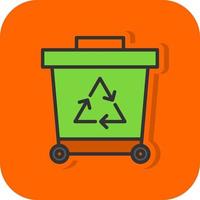 Recycling Vector Icon Design