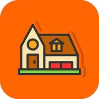 Cottage Vector Icon Design