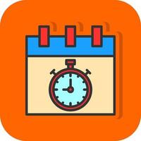 Timer Vector Icon Design