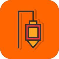 Plumb Bob Vector Icon Design