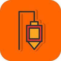 Plumb Bob Vector Icon Design