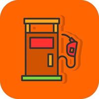 Fuel Station Vector Icon Design