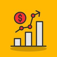 Business Growth Vector Icon Design