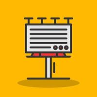 Billboard Vector Icon Design