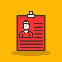 Identification Vector Icon Design