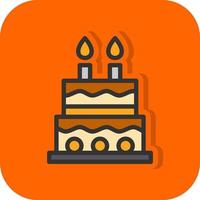 Cake Vector Icon Design