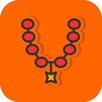 diseño de icono de vector de collar