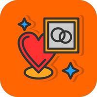 Wedding Location Vector Icon Design