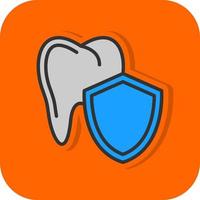 Teeth Protection Vector Icon Design