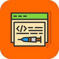 Code Injection Vector Icon Design