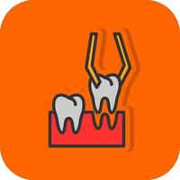 Teeth Extraction Vector Icon Design
