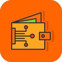Digital Wallet Vector Icon Design