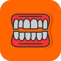 Denture Vector Icon Design