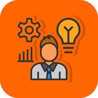 Talent Manager Vector Icon Design