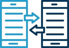 diseño de icono de vector de transferencia de datos