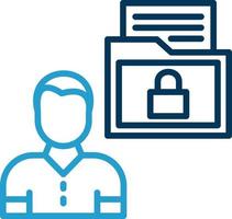 Sensitive Personal Data Vector Icon Design
