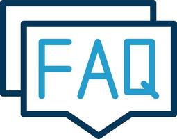 Faq Vector Icon Design