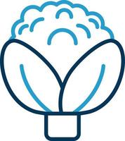 Cauliflower Vector Icon Design