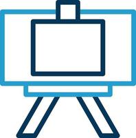 Canvas And Easel Vector Icon Design