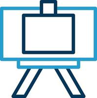 Canvas And Easel Vector Icon Design