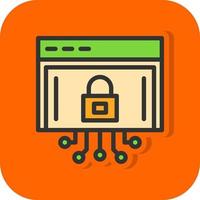 Internet Security Vector Icon Design