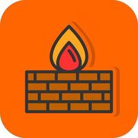 Firewall Vector Icon Design