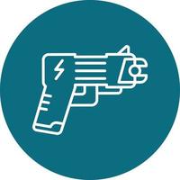 aturdir pistola vector icono