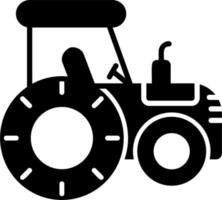 icono de vector de tractor