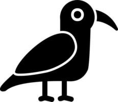 icono de vector de gaviota