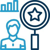 Qualitative Research Vector Icon Design