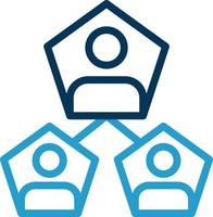 Segmentation Vector Icon Design