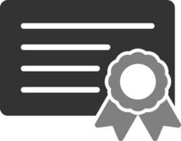 icono de vector de certificado