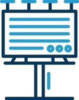 Billboard Vector Icon Design