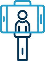 Vlogger Vector Icon Design