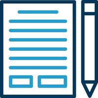 Blog Vector Icon Design